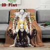 Misha Amano 2D Flat Pattern Flannel Blanket High quality All Seasons Warmth and Comfort Perfect for Christmas Gifts.SMT0917433