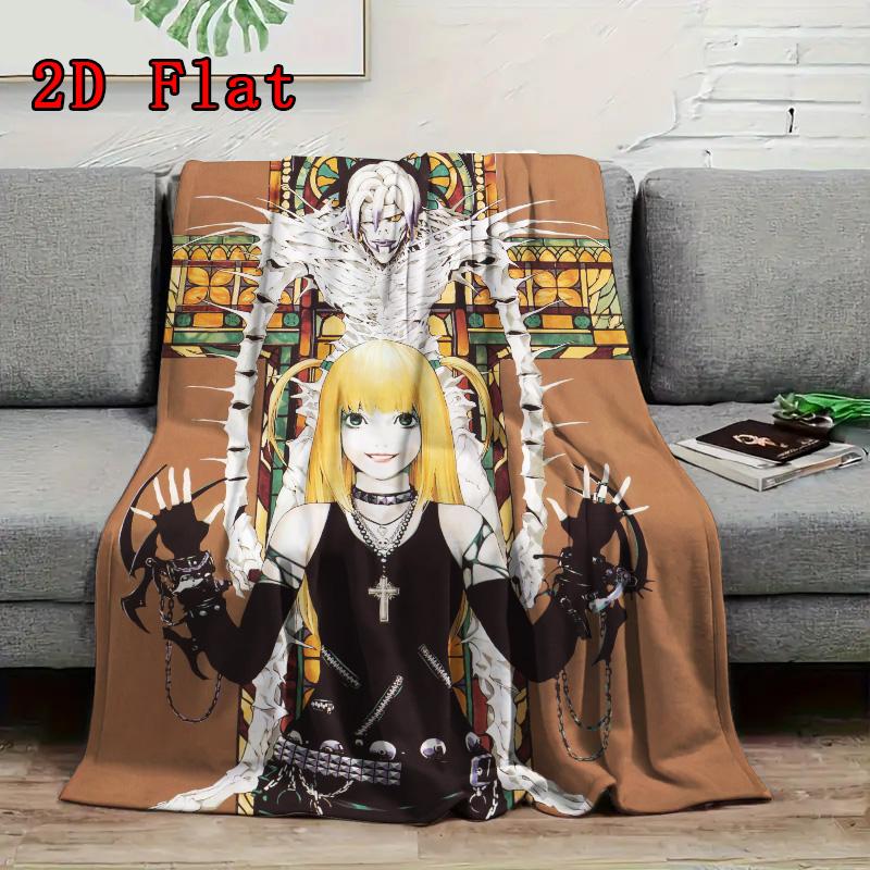Misha Amano 2D Flat Pattern Flannel Blanket High quality All Seasons Warmth and Comfort Perfect for Christmas Gifts.SMT0917433