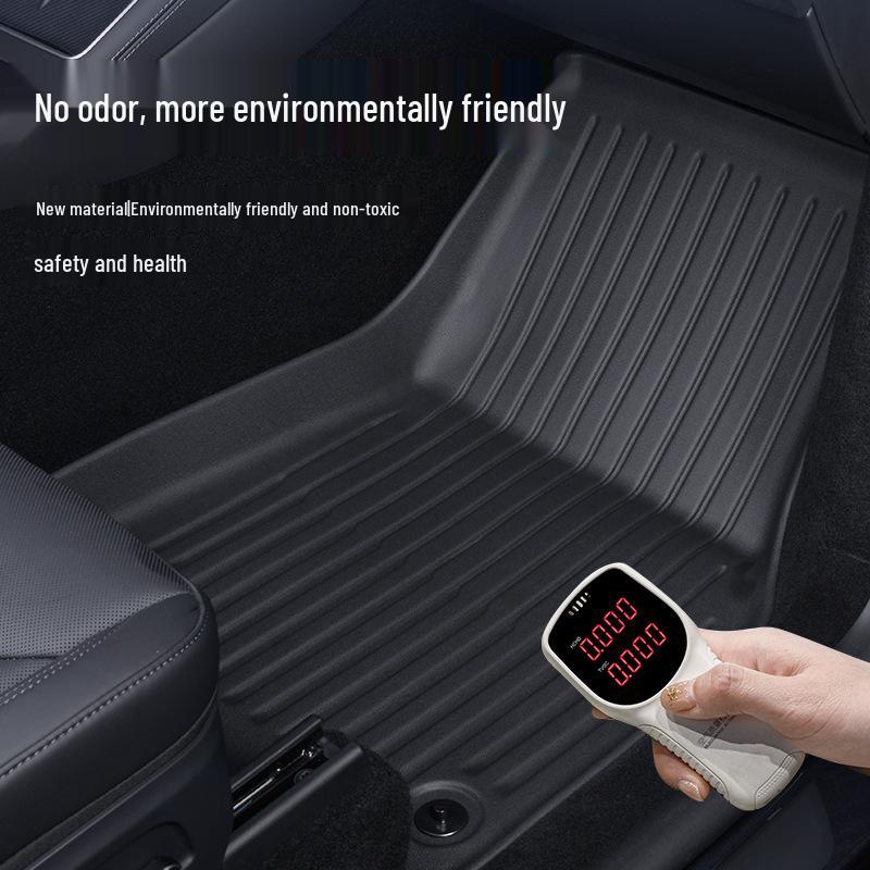 Tesla YL Carbon Fiber Texture Floor Mats & Trunk Mat TPE Accessories