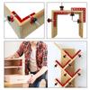 3 Pcs 90 Degrees Metal Clamps Aluminum Zinc Zinc Alloy Corner Clamping Tools  Hand Fixing Tool