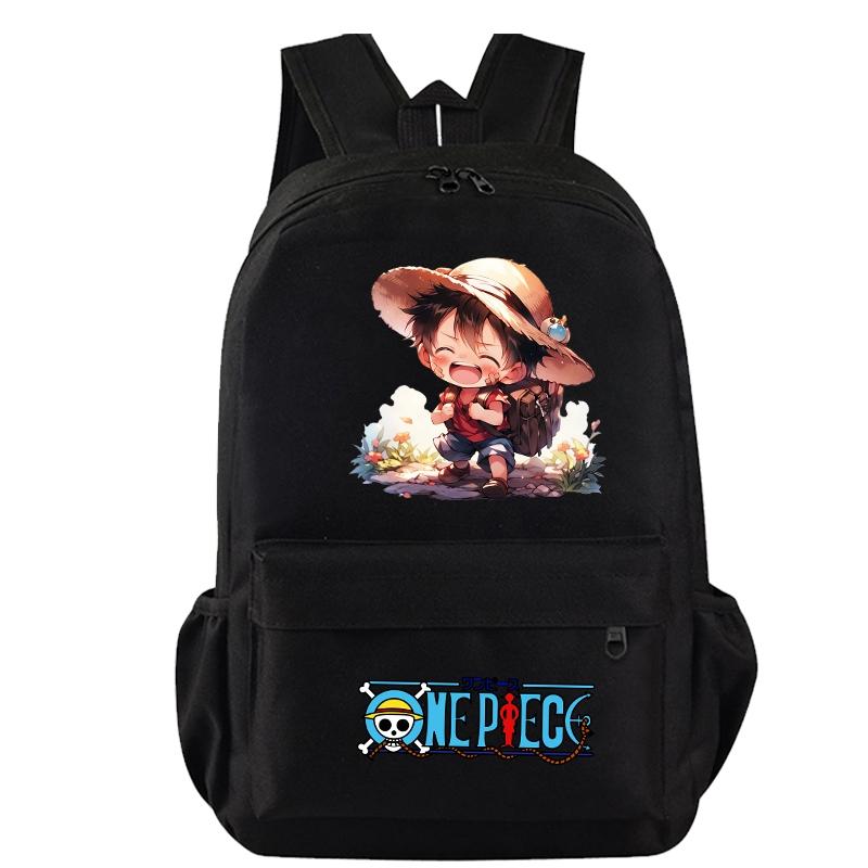 Anime One Piece Rucksack für Jungen und Mädchen, Schulanfang, große Kapazität, Rucksack, Büchertasche, Reisetasche, Mochila, Geschenke für Kinder