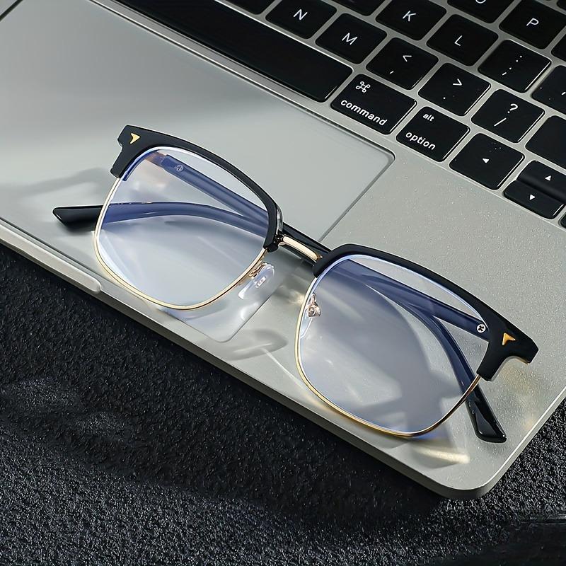 Stylish Square Men's And Blue Light Blocking Computer Glasses