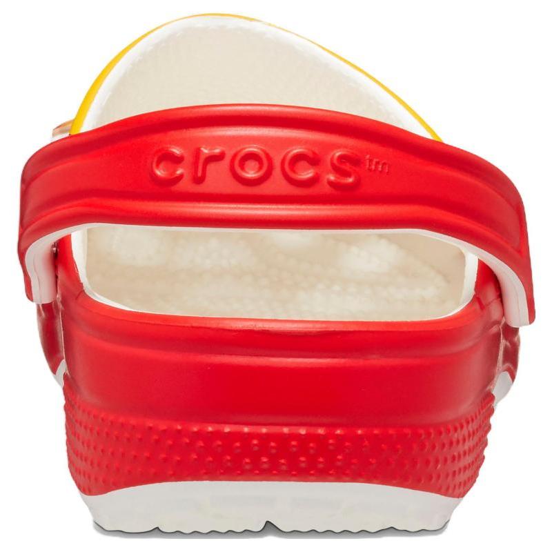 McDonald's x Crocs Classic Clog EVA Protišmykové a Oderuvzdorné Dierované Topánky Unisex Červené
