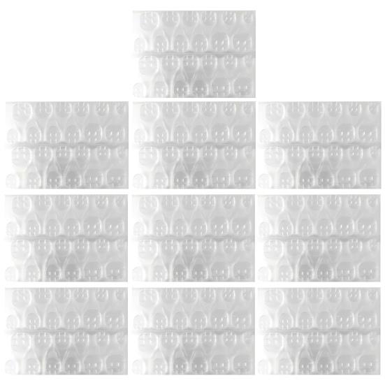 10 Sheets Nail Sticky Tape Easy To Apply Extend Nails Portable Excellent Double-Sided Fake Jelly Sticker Glue for Salon