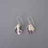 DE MOON Melt Drop Silver Earrings