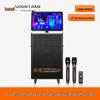 Portable Outdoor KTV Karaoke Speaker System with Dual Mics CN Plug (adapter Included)