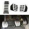 Stainless Car Pedal Cover For Volkswagen VW Ibiza 6K 6L 6J Skoda Fabia Polo 9N 6R Bora Golf MK4 IV Clutch Gas Brake Pedals Pads
