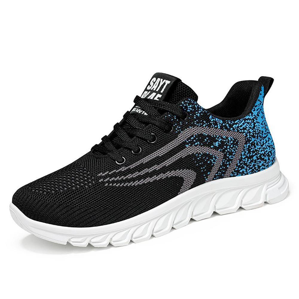 Sneaker Herr Vår Nya Löparskor Andningsbara Koreansk Stil Trendiga Casual Skor Mode Snörskor Herr