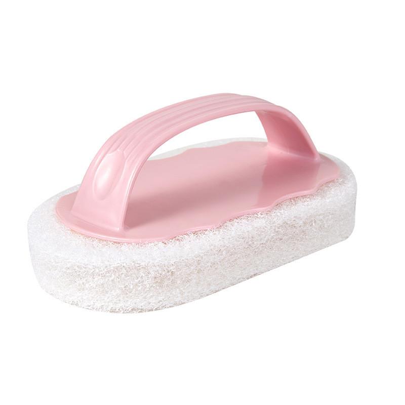 Durable Sponge Bathtub Scrubber With Ergonomic Handle For Deep Cleaning