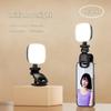 Luz LED de Selfie Portátil com Brilho Ajustável 3 Cores de Luz Mini Flashes LED Maquilhagem