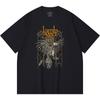 230 Gsm 100% Cotton Heavy Metal T-Shirt  Rock Band Popular Music Print Unisex Heavy Cotton T Shirt