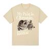 Rolig Tvättbjörn Söt Meme T-shirt Harajuku 90-tal Y2k Kläder Grafiska T-shirts Män Kvinnor Högkvalitativ Bomull Oversized Ärm T-shirt