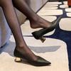 Female Pumps Nude Shallow Mouth Women Shoes Fashion Office Work Wedding Party Shoes Ladies Low Heel Shoes Woman Spring and Fall