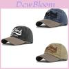 Vintage Embroidered Duck Tongue Cap Baseball Cap Men And Women Cap Sun Hat Couple Hat