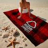 1 Stück Forest Club Emblem Strandtuch - Weiche, Saugfähige Mikrofaser, Leicht, Ideal für den Strand, Partys, Reisen, Camping-Fan-Geschenke