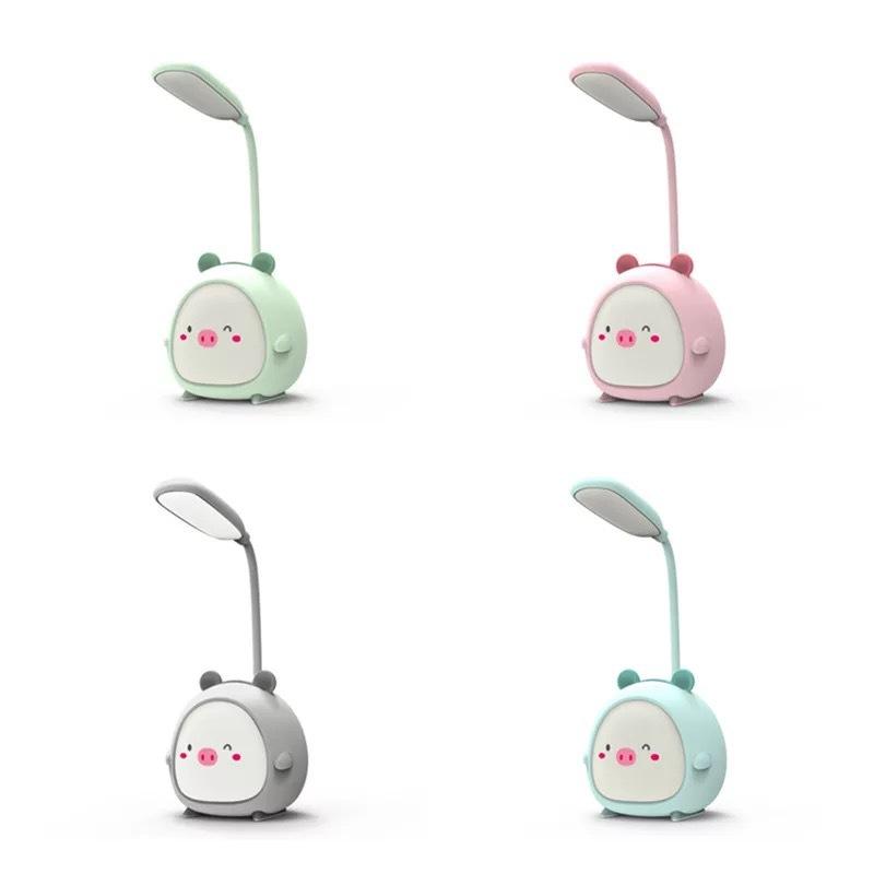 USB LED Masa Lambası Tavşan Işığı Sevimli Karikatür Lamba USB Şarj Edilebilir LED Okuma Lambası Göz Koruması Renkli Gece Lambası Yeni