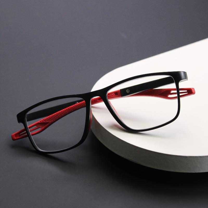9 Piece Simple and Lightweight Rectangular Reading Glasses Colorful Non-Slip Legs Unisex Discount Set