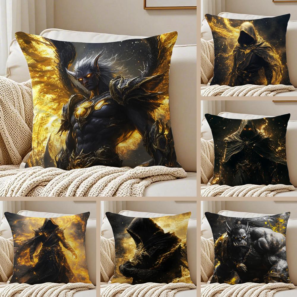 Epic Fantasy Global Game WWorld of Warcraft Cushion Cover Pillowcase Antidustmite living Room Sofa Decor Cushion Room