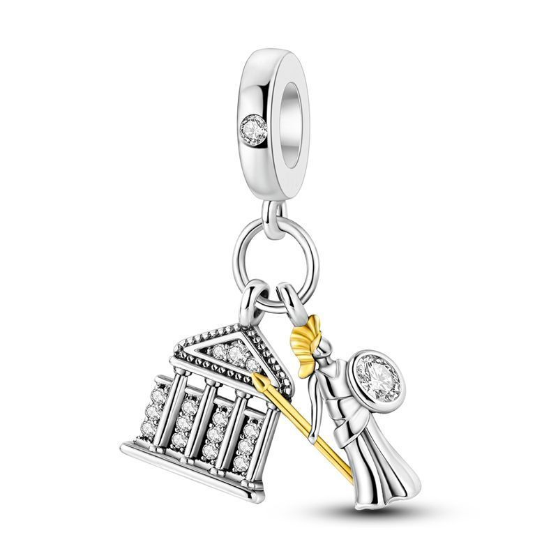 925 Silver Jesus Character Religious Symbol Pendants Bracelet Charms Fit Jewelry Party Beads DIY Fine Gifts Accessory