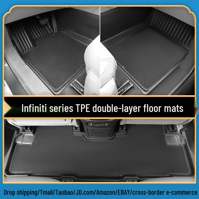 2021 Infiniti QX50/Q50L TPE Floor Mats: Waterproof, Wear-Resistant, Eco-Friendly, Odorless