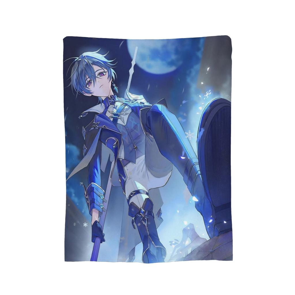 Lohen Game Blankets Coral Fleece Plush SpringAutumn Genshins Impacts Multifunction Warm Throw Blankets for Bed Bedroom Quilt