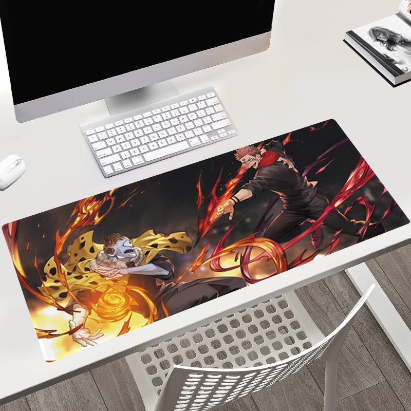Jujutsu Kaisen Desk Pad 40x90x0.3CM with Gojo, Yuji, & Megumi Characters.