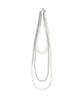 [FRAY I.D] 3-piece Chain Mix Pearl Necklace FWGA255329 Women's Silver Free Size