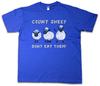 COUNT SHEEP T-SHIRT – Don't Eat Them Counting Sheeps Vegan Vegetarian Food
