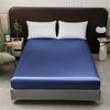 Satin Silk Fitted Sheet for Summer Smooth Bed Sheet Twin/Full/Queen/King Size Bottom Sheets Soft Bed Fitted Sheets