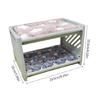 Hamster Bunk Bed Small Animals Corner Warm Bed House Nest Accessories