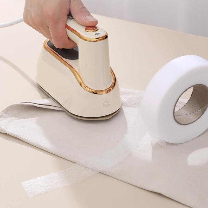 Heißschmelzendes doppelseitiges Paspelband zur Längenanpassung von Jeans Einfaches, ohne Nähen aufbügelbares Saumband 2M für schnelle DIY-Hosenreparatur zu Hause