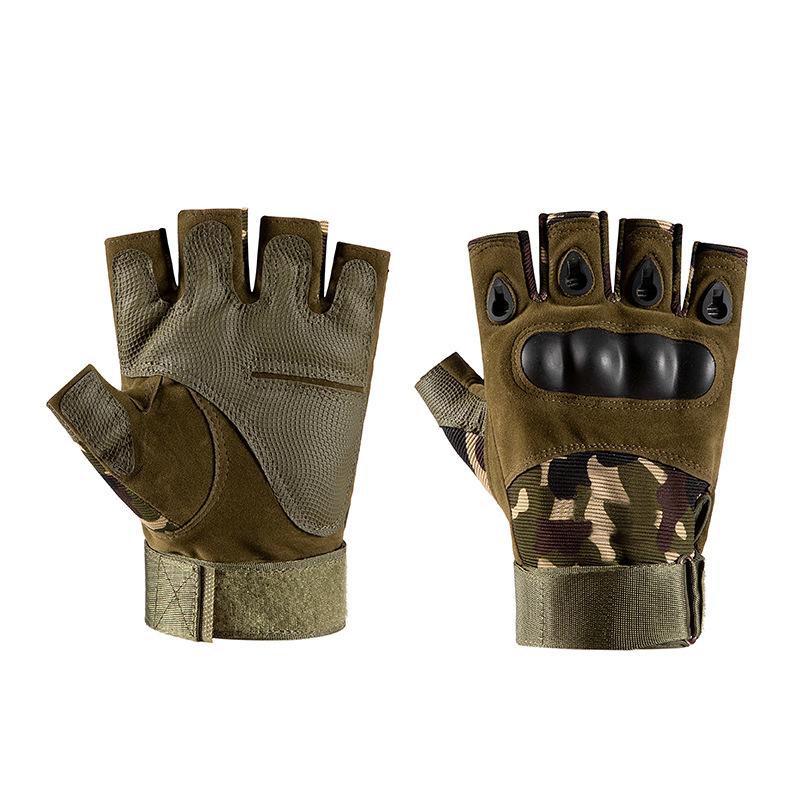 Outdoor Sports Motorcycle Fan Gloves Outdoor Tactical Gloves Cycling Gloves Sport Fishing Training Non-slip Fitness Glove