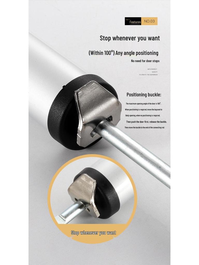 Automatisk Tyst Pneumatisk Hydraulisk Dörrstängare för Trä- och Rumsdörrar