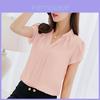 Elegant Women Casual Short Sleeves Chiffon Shirt For Summer Office And Formal Wear