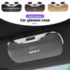 Car Visor Glasses Box Portable For GEELY Monjaro Xingyue L KX11 Coolray Geometry C GX3 Emgrand Sunglasses Holder Eyeglasses Case