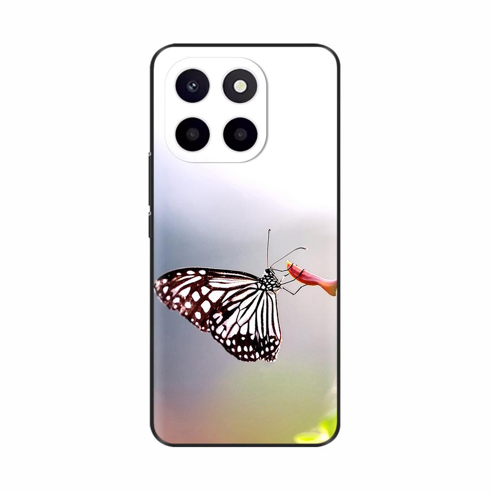 For Honor X6c Case Cute TPU Silicone Phone Cases For Honor X6c Back Cover HonorX6c X 6C Printed Flower Soft Silicon Coque Fundas