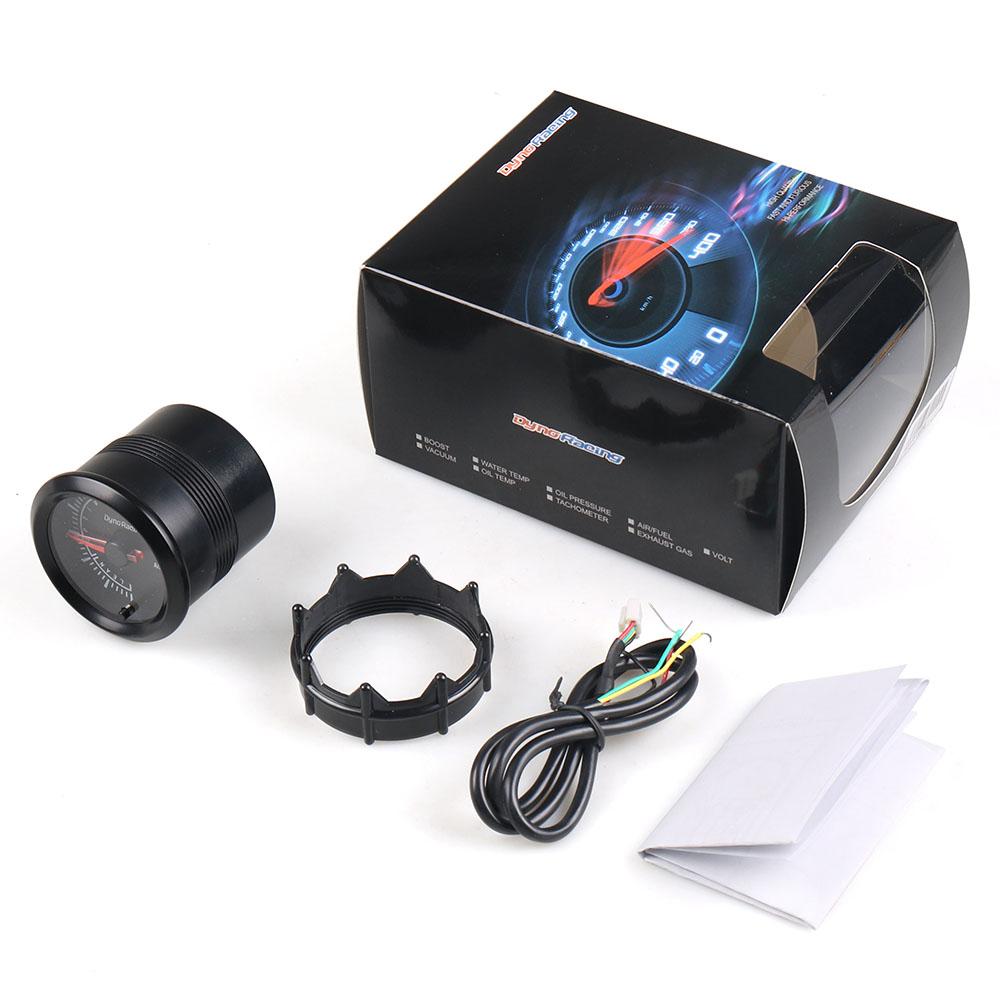 Dynoracing 2" 52 mm 7 farieb LED ukazovateľ pomeru vzduchu do auta do auta Úzkopásmový merač pomeru vzduchu a paliva s vysokorýchlostným motorom