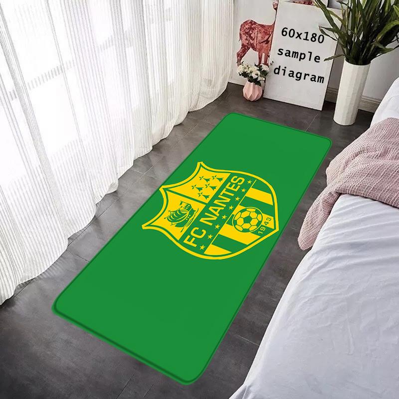 Doormat Flannel Floor Mat Indoor Foot Rug Prayer Bedside Mats F-FC Nantes Kitchen Corridor Water Absorbent Carpet Balcony Decor