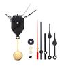 1 Satz Wand-Quarz-Pendeluhr-Mechanismus-Uhrwerk-Set mit Zeigern für DIY-Wanduhr-Reparatursets Heimdekor-Uhren