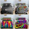 3D Print Duvet Cover Set Queen King Size Bedding Set Colorful Pattern QuiltComforter Cover Pillowcase Bedclothes Home Textiles