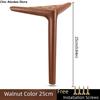 Support Thickened Cabinet Legs Walnut Color Metal Furniture Feet Bedside Legs Furniture Hardware