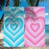 Heart Shaped Love Couple Towel Quick Drying Beach Towels Are Suitable For Swimming Pools Camping Yoga And The Gym