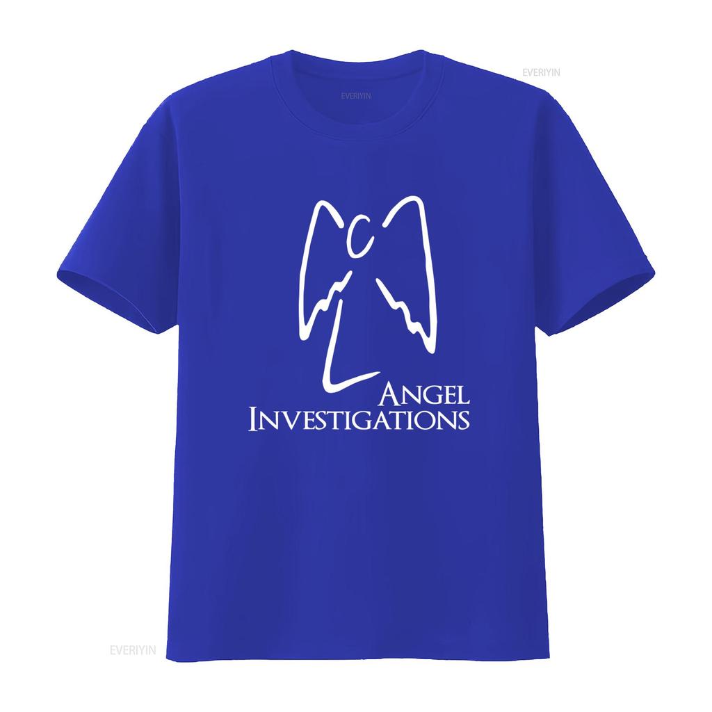 Angel Investigations T-shirt Grappig Nerd Geïnspireerd door Buffy the Vampire Slayer Perfect TV Cadeau vintage Gewassen mode grafisch