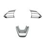 For Toyota Yaris /yaris Cross    CarbonFiber Car Steering Wheel Panel Cover Trim Decorate Frame Sticker Accessories