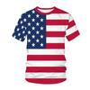 3D Printed American Flag T-shirt for Men's and Women's Fashionable Street Wear  Children's Top  Suitable for Unisex T-shirts