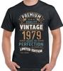 T-shirt 47ème Anniversaire Homme 1979 Année Vintage Drôle Édition Limitée 47 ans