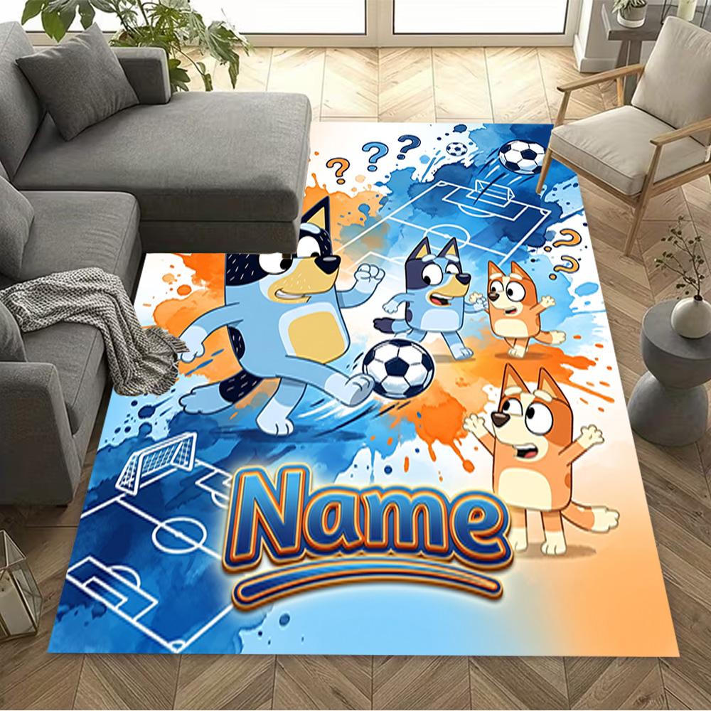 Halloween Friends Customized Name Carpet Perfect for Balcony Entryway Study room Hallway Anti-slip Rug Anime Office Decor Birthday/Christmas Gift