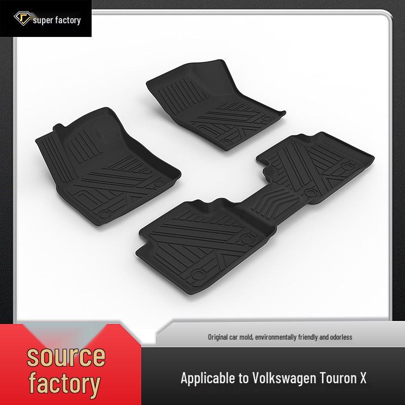 Volkswagen Teramont Series Vehicle-Specific TPE Floor Mats - Eco-Friendly, Odor-Free