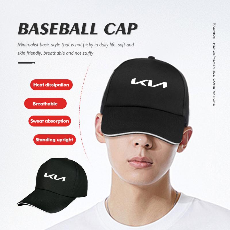 High-quality Racing Car Printing Baseball Cap Cotton Snapback For KIA K5 K2 Optima Soul Spectra Niro Cadenza Sephia Carens