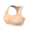 Women Breathable Padded Sports Bra With Hollow Out Design And Pure Color